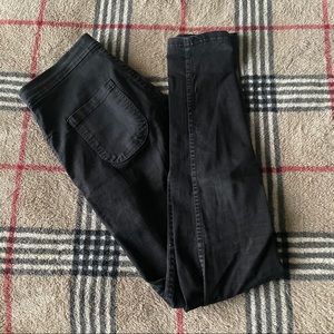 American Apparel High-Waisted Black Skinny Jeans